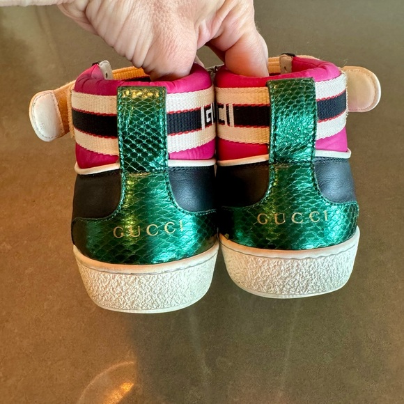Women’s Gucci high top sneakers. - Picture 2 of 7
